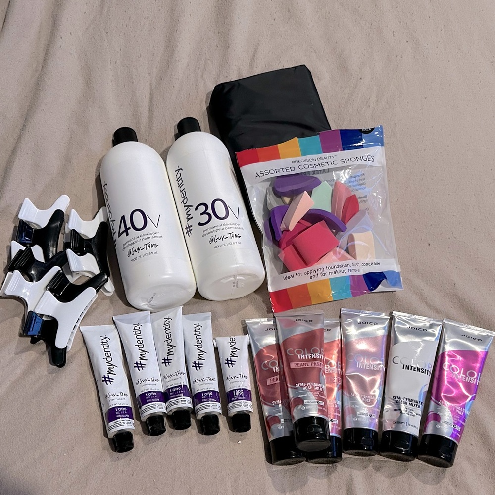 Joico and Guy Tang Rose Gold hair color kit